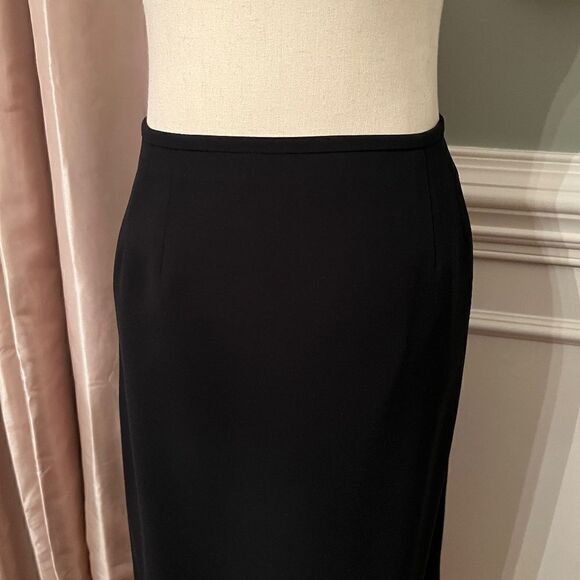 NWOT Women's Kasper Power Suit Petite Red Jacket Blazer 8P Black Skirt 10P - Picture 6 of 6